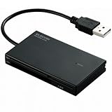 ELECOM 42+6fBAΉ[_C^ / SD+MS+CF+SMΉ / ubN MR-K002BK