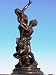 VINTAGE SIGNED RAPE OF THE SABINE WOMEN BRONZE STATUE