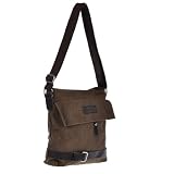 Angel Wings Mens Vintage Canvas Messenger Shoulder Bag Satchel Casual Mothers Day Gifts " (Brown)