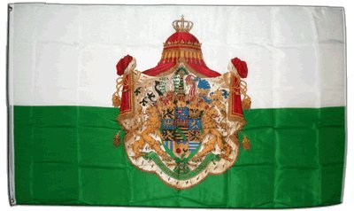 Produkt-Bild: Flagge Deutschland K&ouml;nigreich Sachsen 1806-1918 - 90 x 150 cm