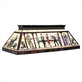 44 Rectangular Bistro Billiards Light by RAM