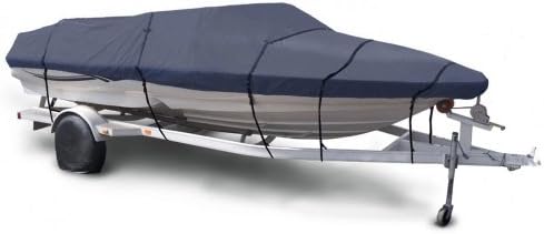 20' 21' 22' V-Hull 600D Waterproof Trailerable Navy Blue Boat Cover Beam 100"
