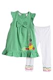 NWT BT Kids Girls striped top and leggings set