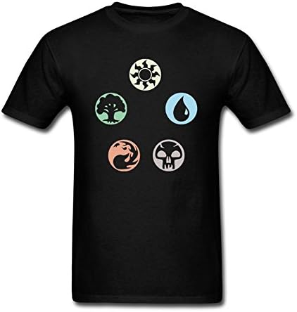 Yonya Man Mtg Symbols T-shirt Black XXXL