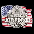 Air Force Falcons Pewter Belt Buckle - NCAA College Athletics Fan Shop Sports Team Merchandise