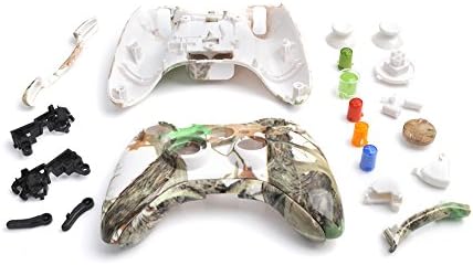 Mcitymall New Replacement Repair Wireless Controller Case Shell Skin Buttons for XBOX 360