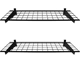HyLoft 291 45-Inch by 15-Inch Slat Wall Shelf, 2-Pack, Black (Slat Wall Only)
