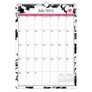 June 2013 Calendar on Amazon Com  July 2012   June 2013 Blue Sky Barcelona Wall Calendar 8 X