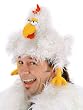 Adult or Child Clucker Chicken Hat