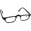 2.50 Reading Eye Glasses Magnifier Half Frame Black