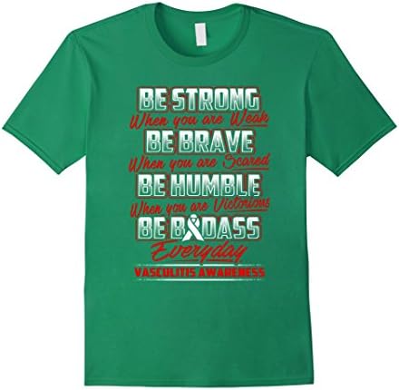 Men's Vasculitis Awareness T Shirt For Men/ Women/ Kid Medium Kelly Green