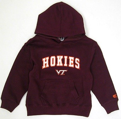 Buy Virginia Tech Hokies Kids Automatic Hooded Sweatshirt by Colosseum