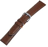 TOPMOA (トップモア) 時計バンド 牛 (バッファロー型押) キャメル16mm 05578