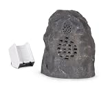 Grace Digital GDI-AQRCK400 Dual Powered Wireless Rock Speaker with Built-In Rechargeable Batteries and Dual Powered Transmitter