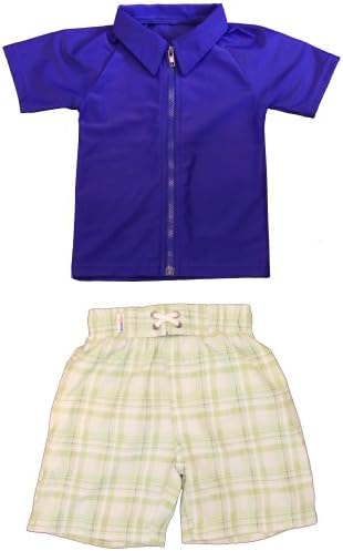 Hans Polo - UV Sun Protective Rash Guard Swimsuit Set by SwimZip Swimwear