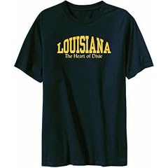 State Nickname Louisiana US Staaten Herren T-Shirt (Marineblau, Gr��en X-Small - XXX-Large)