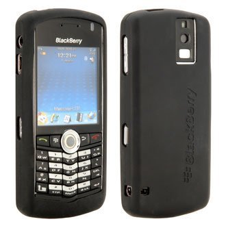 Original OEM Blackberry Pearl 8100 Black Silicone Skin Case