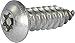 14 x 3/4 Tamper Resistant Torx Button Head Sheet Metal Screw 18-8 Stainless Steel (T-27) (20)
