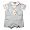 Picture Me by Austin & Ashley - Newborn Baby Boys Short Sleeved Romper Set, Blue, White (Size 9Months)