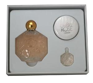 Jean Charles Brosseau Ombre Rose Gift Set for Women (Eau De Toilette Spray, Perfumed Body Powder, Eau De Toilette Splash)