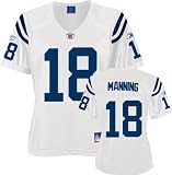 Peyton Manning White Reebok Premier Indianapolis Colts Women's Jersey - Small