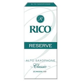 Rico RJR2530 Reserve Classic Alto Sax, Strength 3.0, 25-pack