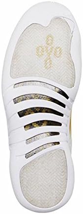 Air 12 Retro Kids White/Gold OVO White Leather Basketball Shoes(Boy and Girsl)