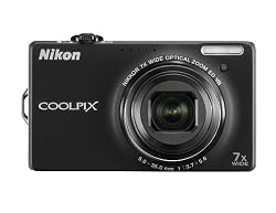 Nikon Coolpix S6000 14 MP Digital Camera with 7x Optical Vibration Reduction (VR) Zoom and 2.7-Inch LCD (Black)