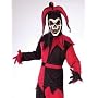 Fun World Twisted Jester Kids Court Jester Evil Clown Scary Halloween Costume