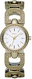 DKNY Crystal Collection Gold-tone Bracelet Silver Dial Women's watch #NY4944