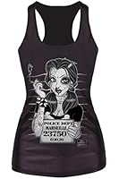 Pink Wind Women's Summer Digital Printed Sleeveless Tank Tops Tees Shirts