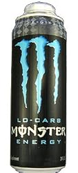 8 Pack - Monster Energy Drink - Low Carb - 24oz.