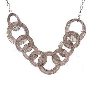Amazon.com: Unique Urban Jewelry Multi Hoops Long Necklace Women Jewelry 33