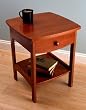 Winsome 94918 Walnut Beechwood NIGHT STAND WITH DRAWER