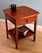 Winsome 94918 Walnut Beechwood NIGHT STAND WITH DRAWER