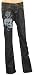 Ed Hardy women's Skull Rose Tattoo Boot Cut Jeans