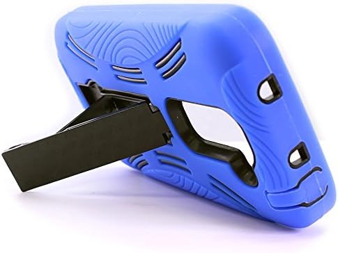 LG G2 mini Case, By CoverON® Heavy Duty Armor Case with Kickstand - Black / Blue