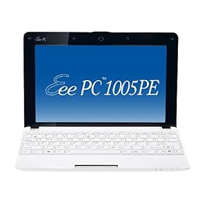ASUS Eee PC Seashell 1005PE-MU17-WT 10.1-Inch White Netbook (Up to 11 Hours of Battery Life)