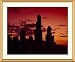 Chicago Silhouette Photograph - Beautiful approx. 25"x29" Framed & Matted Photographic Print by Carol M. Highsmith