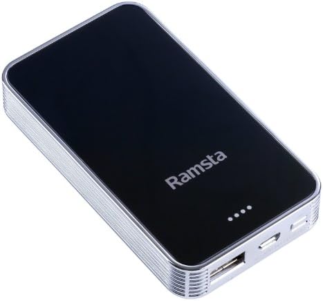 YourTech Ramsta® RS-202 BLACK 5000 mAh External Battery Pack High Capacity Power Bank Charger 1A output for Apple iPad 2, iPhone 5 4 4s 3Gs 3G, iPods, iPad Mini / Samsung Galaxy S4 S3 S S2 S II, Note 2, Advance, Galaxy Nexus, Epic 4G / Blackberry Torch Bold Curve / HTC One, Sensation 4G, XE, XL, One X, Thunderbolt, EVO, Inspire / LG Optimus V 2X 3D t / Motorola Droid Razr X 3 2 Bionic, Atrix 2, Triumph / Google Nexus 4 / Nokia Lumia 900 800