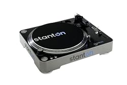 Stanton T62 Straight Arm Direct-Drive DJ Turntable with 500.v3 Cartridge Pre-Mounted