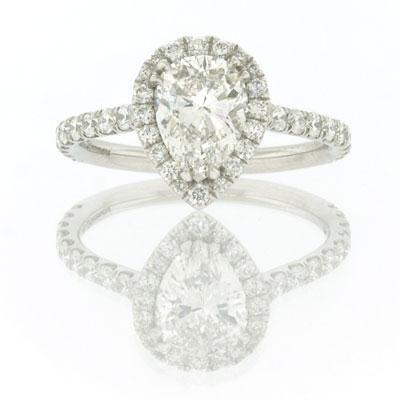 2.10ct Pear Shape Diamond Engagement Anniversary 
