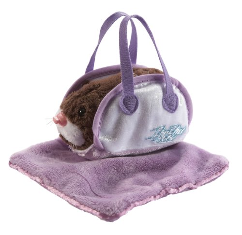 Zhu Zhu Pets Hamster Accessory Kit Hamster Carrier and Blanket - Purple