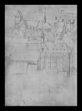 Hans Baldung Grien (View of Strasbourg, detail views of young preacher church of St. Peter and Burgtor) White Wood-Mounted Art Poster Print - 13