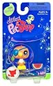 Littlest Pet Shop Sportiest Single Figure Parrot with Eye Patch and Watermelon