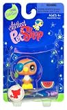 Littlest Pet Shop Sportiest Single Figure Parrot with Eye Patch and WatermelonIMAGE