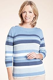 Classic Collection Cotton Rich Striped Knitted Jumper