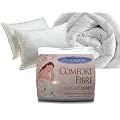 Matching Bedrooms Double Luxury Hollowfibre Quilt /Duvet 15 Tog + 4 Pack Hollowfibre Pillows