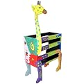 Painted Giraffe Magazine Holder