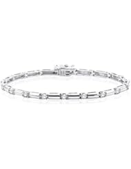 1/2 ct. tw. Diamond Tennis Bracelet in 10K White Gold